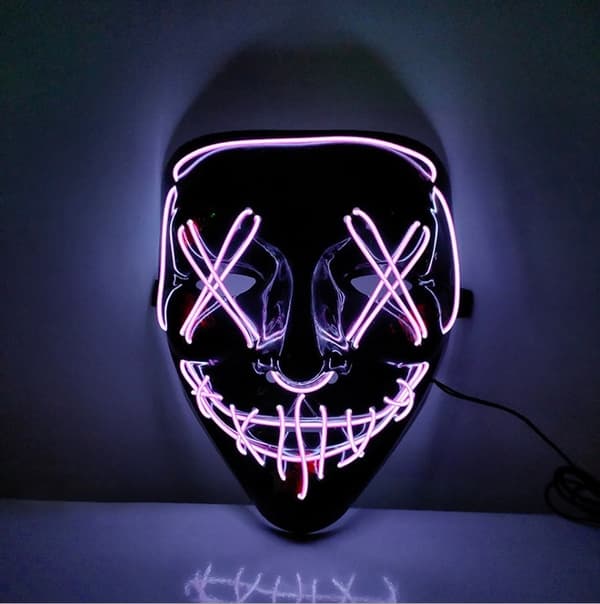 LedMask Halloween Skräck