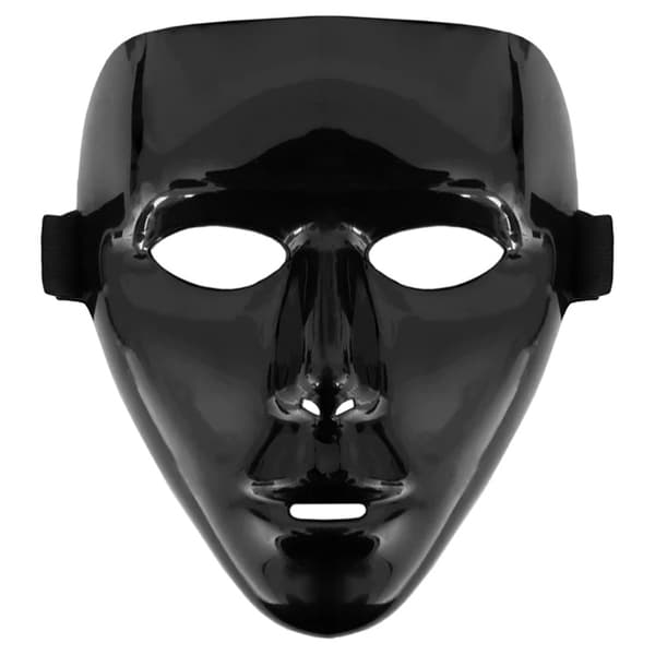 Ansiktsmask Svart 15,5x18cm