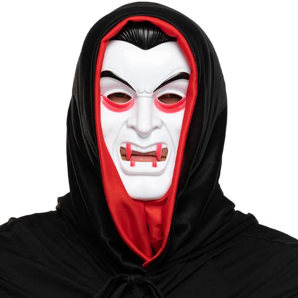 Halloween Vampyrmask Med Huva 43x18cm