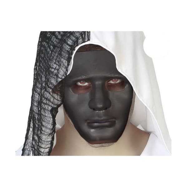 Maske Darkness Halloween Sort