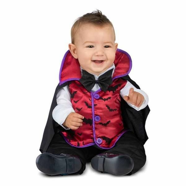Kostume til babyer My Other Me 2 Dele Drácula Sort - 7-12 måneder