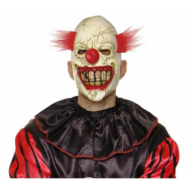 Maske Rubies Ond klovn Med hår Onesize Voksne