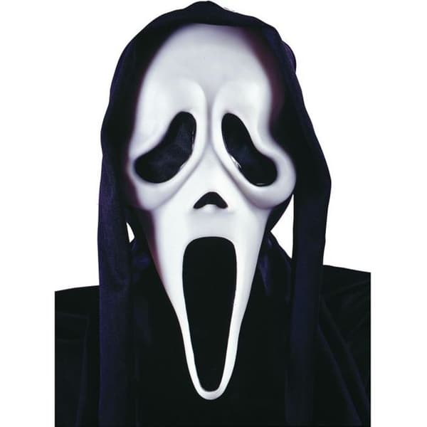 GHOST™ ANSIKTSMASK MED HUVA