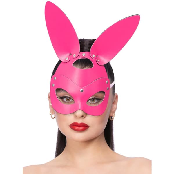 Kaninmaske Lær Rosa