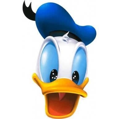 Pappmask - DISNEY - Donald - Disney-licens - Inomhus