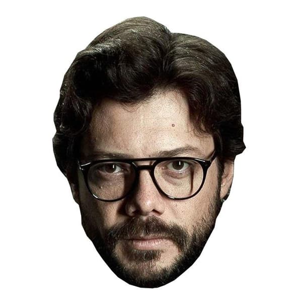 Álvaro Morte pappmask