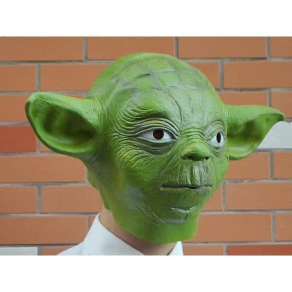 Mask i form av Yoda HA: festförklädnad, kostymtillbehör.