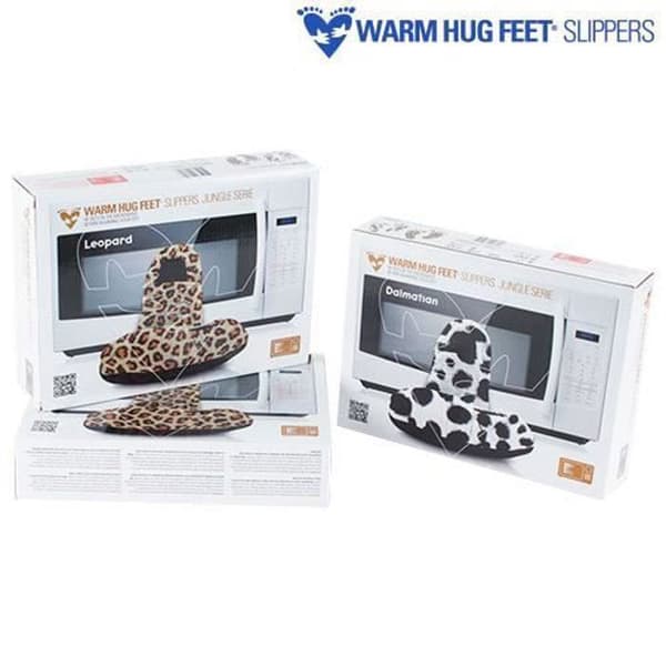 Mikrovågsugn Warm Hug Feet Tofflor