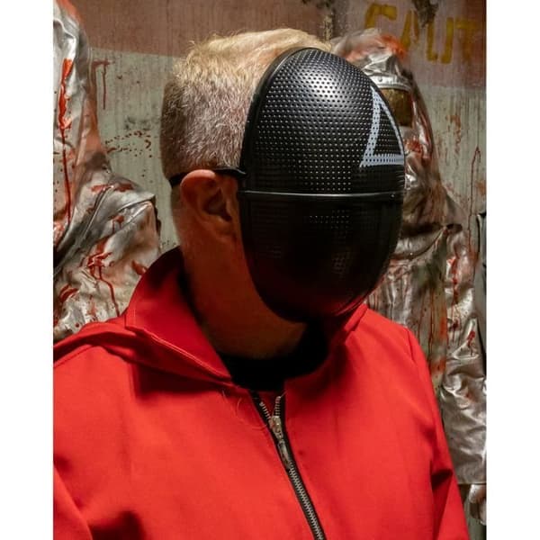 Maske av Trefjær Deluxe - Halloween og Cosplay - Svart - Maske