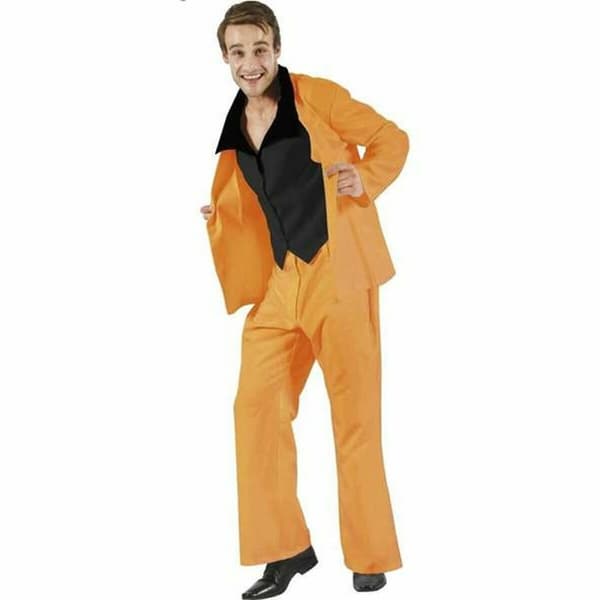 Kostume til voksne 70s Orange Discomusik - XL