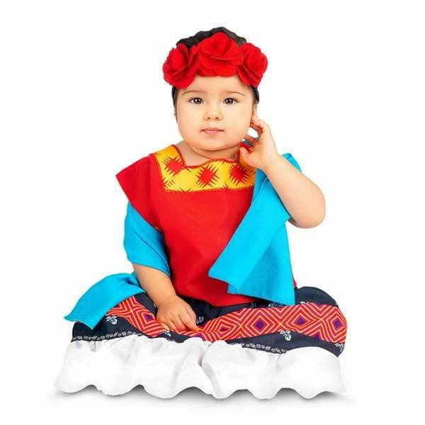 Kostume til babyer My Other Me Frida Kahlo 4 Dele - 12-24 måneder