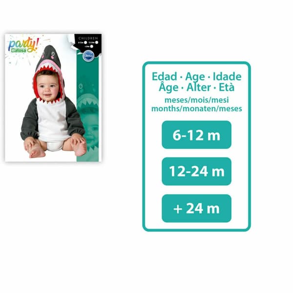 Kostume til babyer Haj - 24 måneder