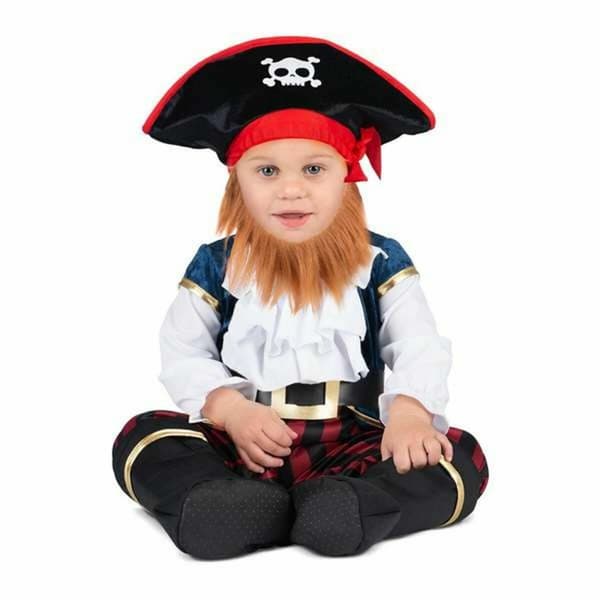 Kostume til babyer My Other Me Pirat 4 Dele Sort - 12-24 måneder