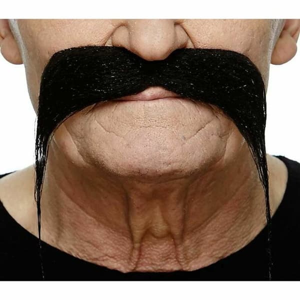 Mustasch My Other Me Svart