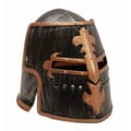Miniatyrbillede 1 af 3: Middelalderlig hjelm My Other Me Sort Bronze PVC (58 cm)