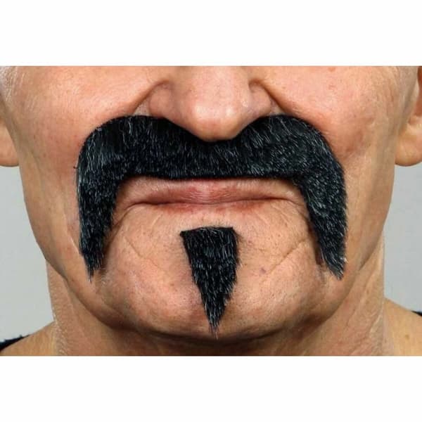 Mustasch My Other Me Svart