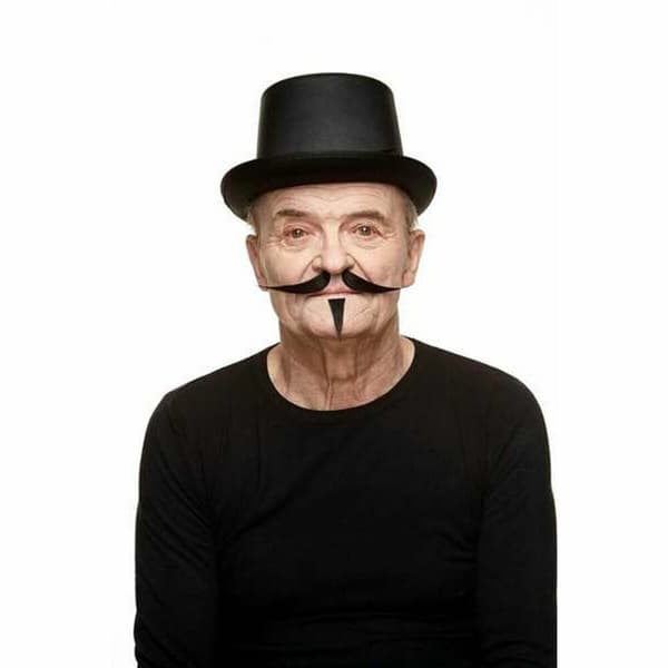 Mustasch My Other Me Svart