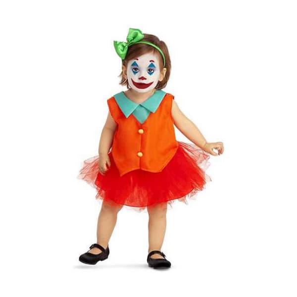 Maskeraddräkt bebis My Other Me Joker Orange (3 Delar) - 12-24 månader