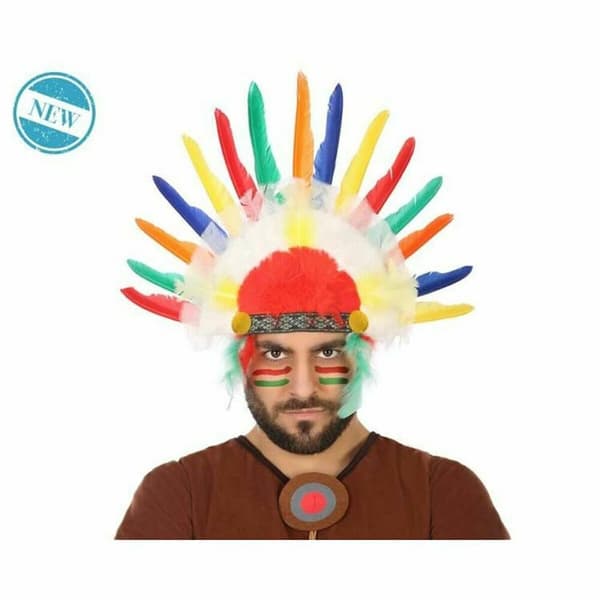 Maskeraddräktsaccessoarer 59010 Fjäder American Indian