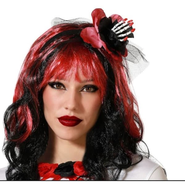 Diadem Knallrött Halloween