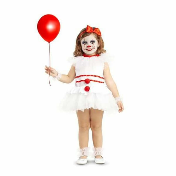 Maskeraddräkt bebis My Other Me Olycksbringande clown Multicolour (5 Delar) - 7-12 månader