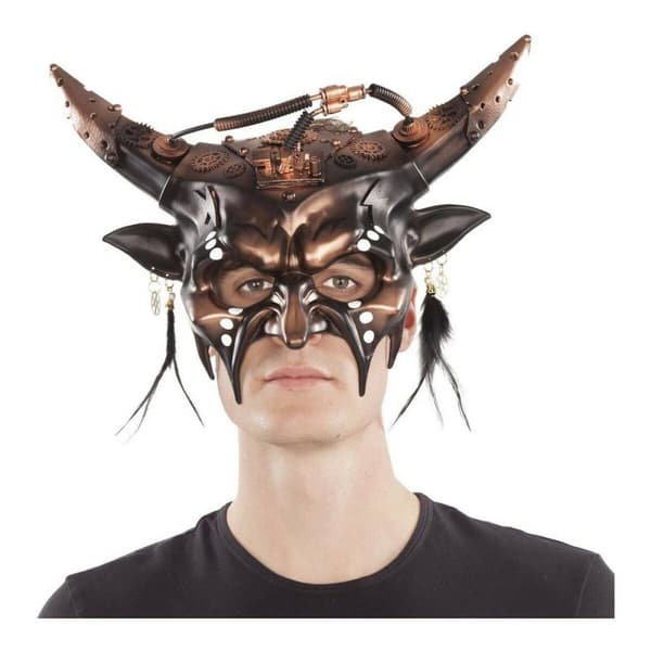 Maske My Other Me Steampunk Horn