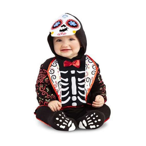 Kostume til babyer My Other Me Skelet - 0-6 måneder