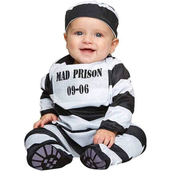 Kostume til babyer My Other Me Fange mand 7-12 måneder (2 Dele)