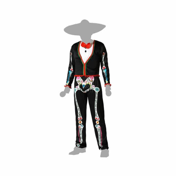 Kostume Skelet Mexicansk dame - XS/S