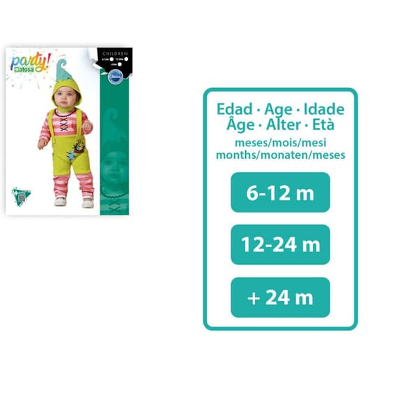 Kostume til babyer Trold Baby (2 Dele) - 12-24 måneder