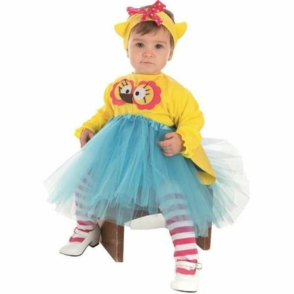 Kostyme baby Ugle Jente (4 Deler) - 1-2 år