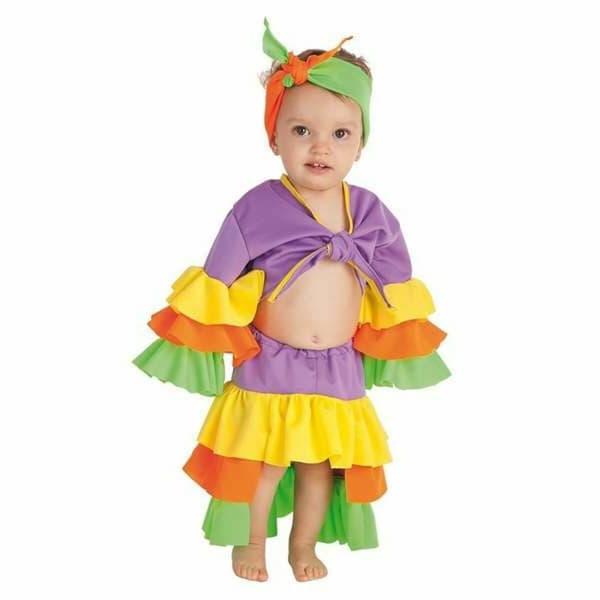 Kostyme baby Cuba Jente Sausbåt (3 Deler) - 0-12 måneder