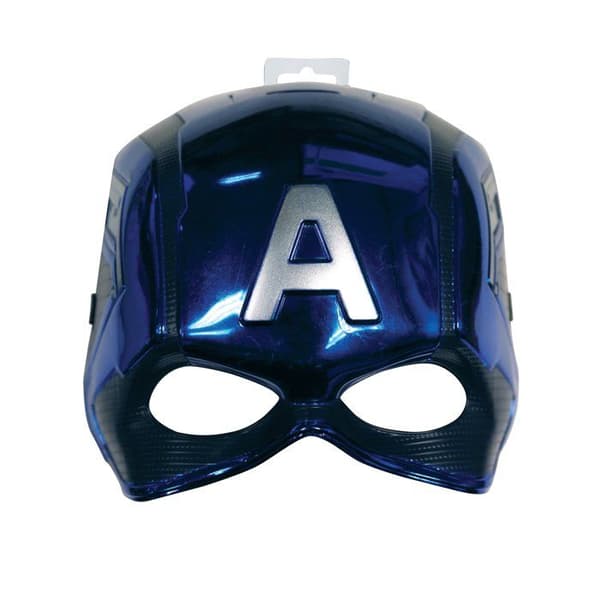 Mask - RUBIER - Captain America - Blå - Barn - Marvel-licens
