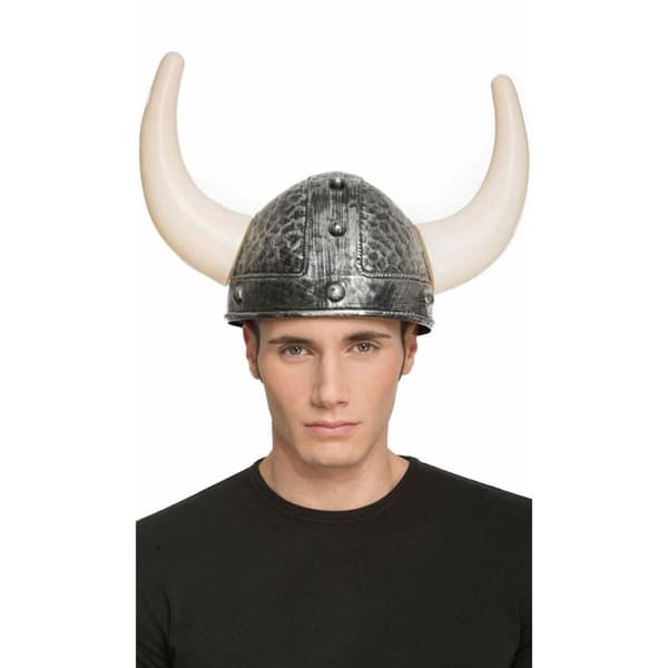 Vikingahjälm Grå 60 cm Vuxna
