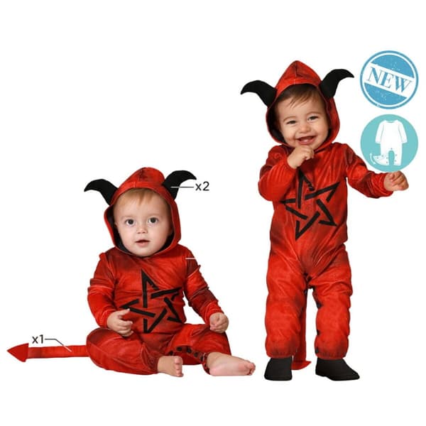 Kostyme baby Djevel 6-12 måneder