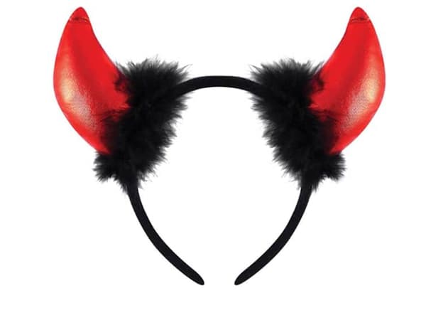 Djävulshorn Diadem - Halloween
