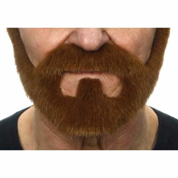 Mustasch My Other Me Kastanjebrun