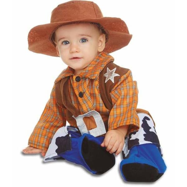 Maskeraddräkt bebis My Other Me Billy Cowboy 0-6 månader