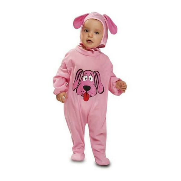 Kostume til babyer My Other Me Pink Hund - 7-12 måneder