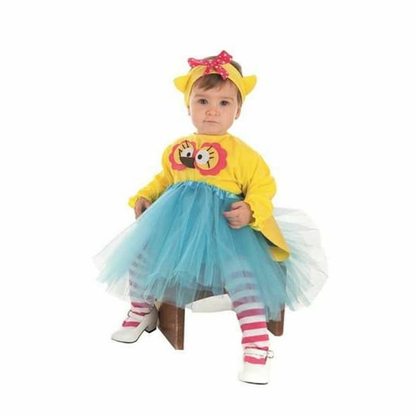Kostume til babyer Ugle Pige (4 Dele) - 1-2 år