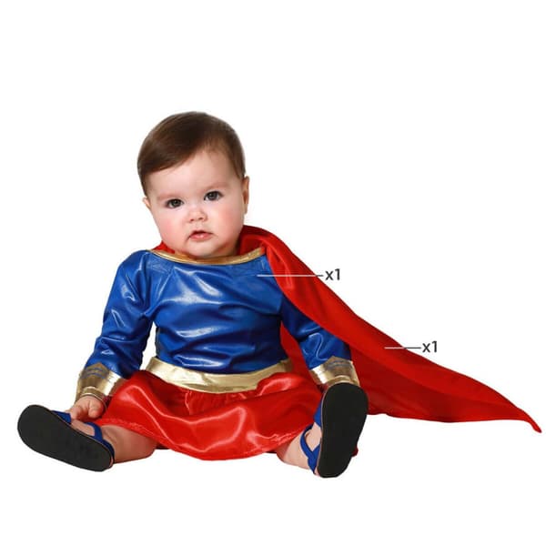 Kostume til babyer Superhelt Baby Pige - 24 måneder