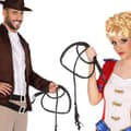 Miniatyrbild 2 av 4: Liten Gummipiska 40185 (200 cm) Svart Cirkus 200 cm