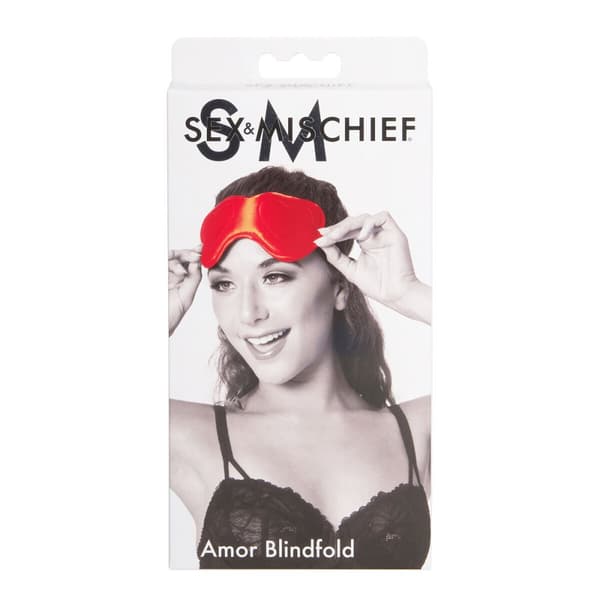 Ögonbindel Sportsheets Sex & Mischief Röd