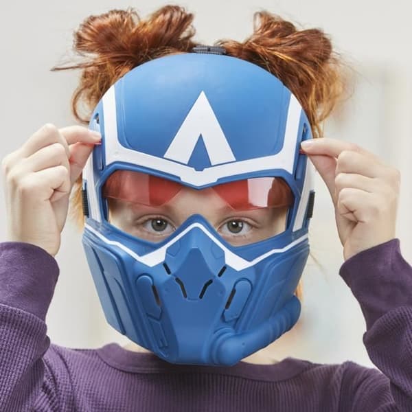 Captain America Brave New World Flight Mask, Dress-up Toy, Marvel Studios, Ages 5 and Up