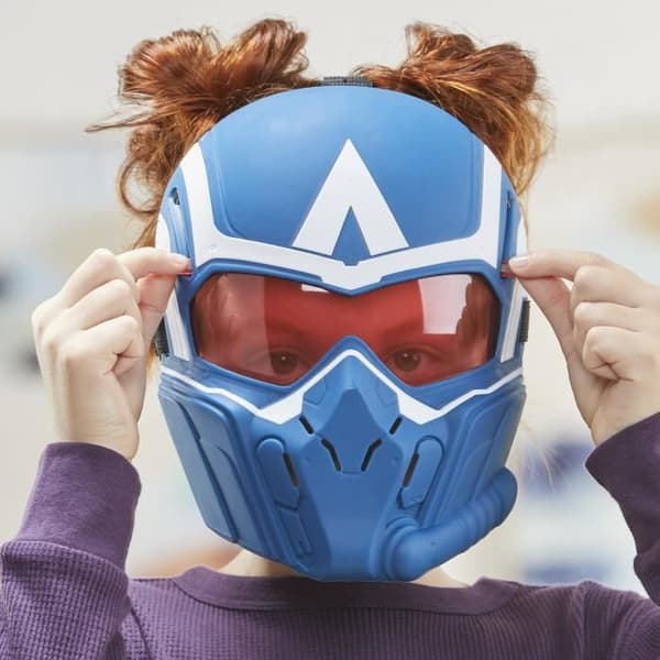 Captain America Brave New World Flight Mask, Dress-up Toy, Marvel Studios, Ages 5 and Up