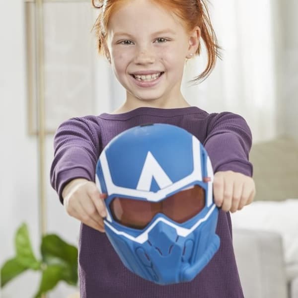 Captain America Brave New World Flight Mask, Dress-up Toy, Marvel Studios, Ages 5 and Up