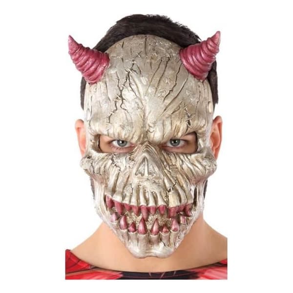 Demon Mask - ATOSA - Fuchsia - Halloween - Unisex - Inomhus