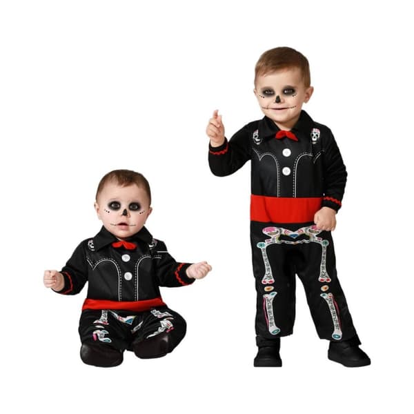 Kostume til babyer Skelet + 24 måneder