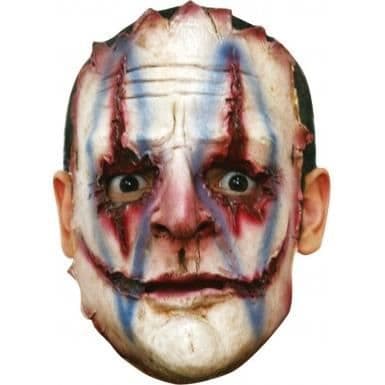 Dödskalle clownmask vuxen Halloween