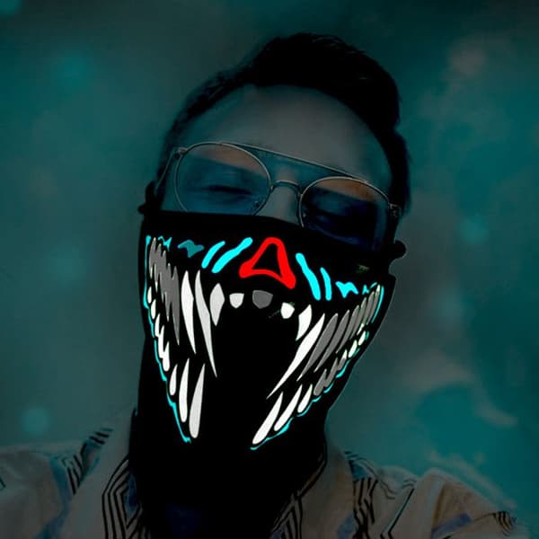 Monster Led Mask - BigBuy Carnival